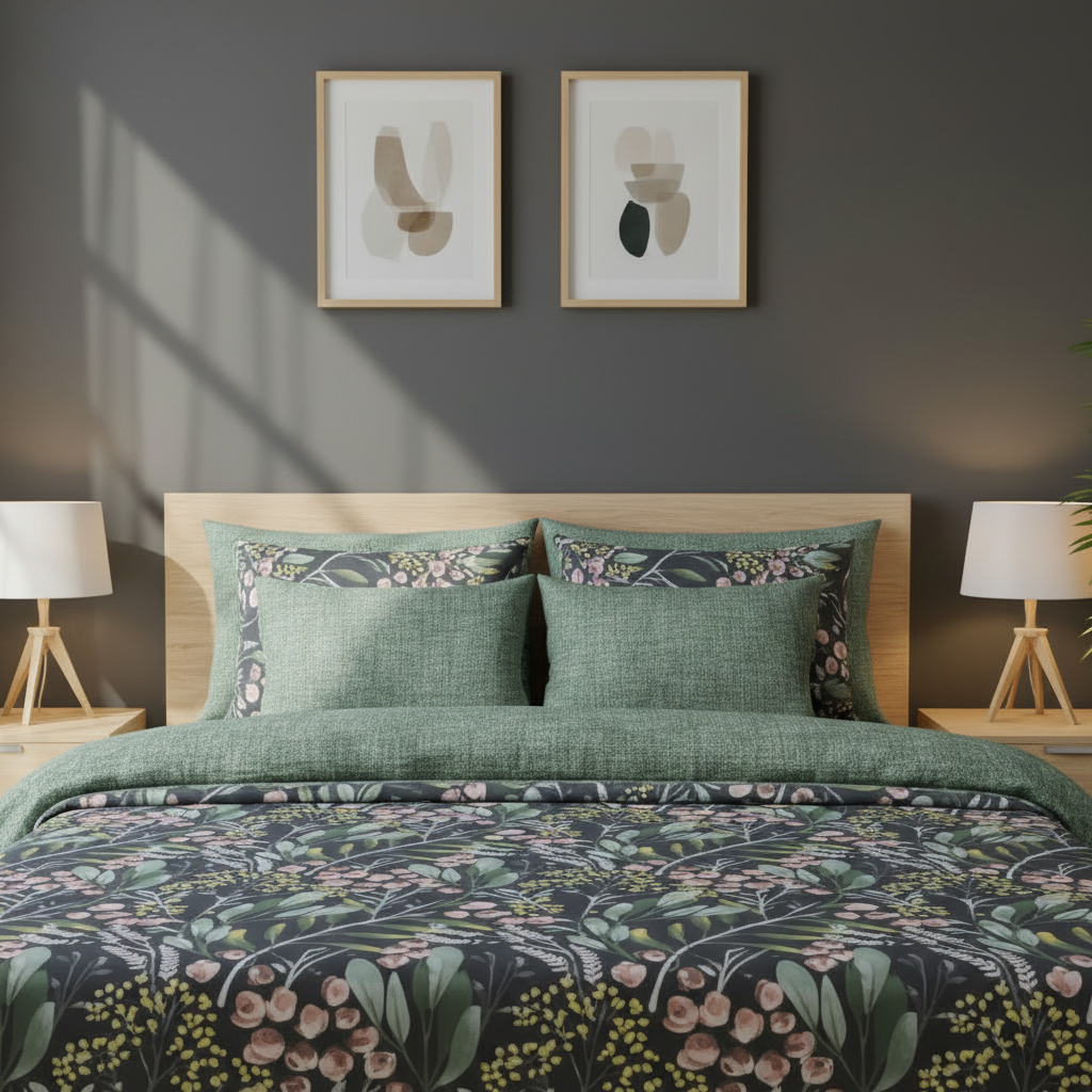 IV796 Cotton Duvet Cover Set - Without Filling