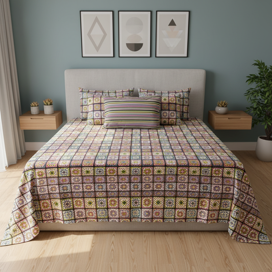 IVS204 Cotton Bed Sheet Set