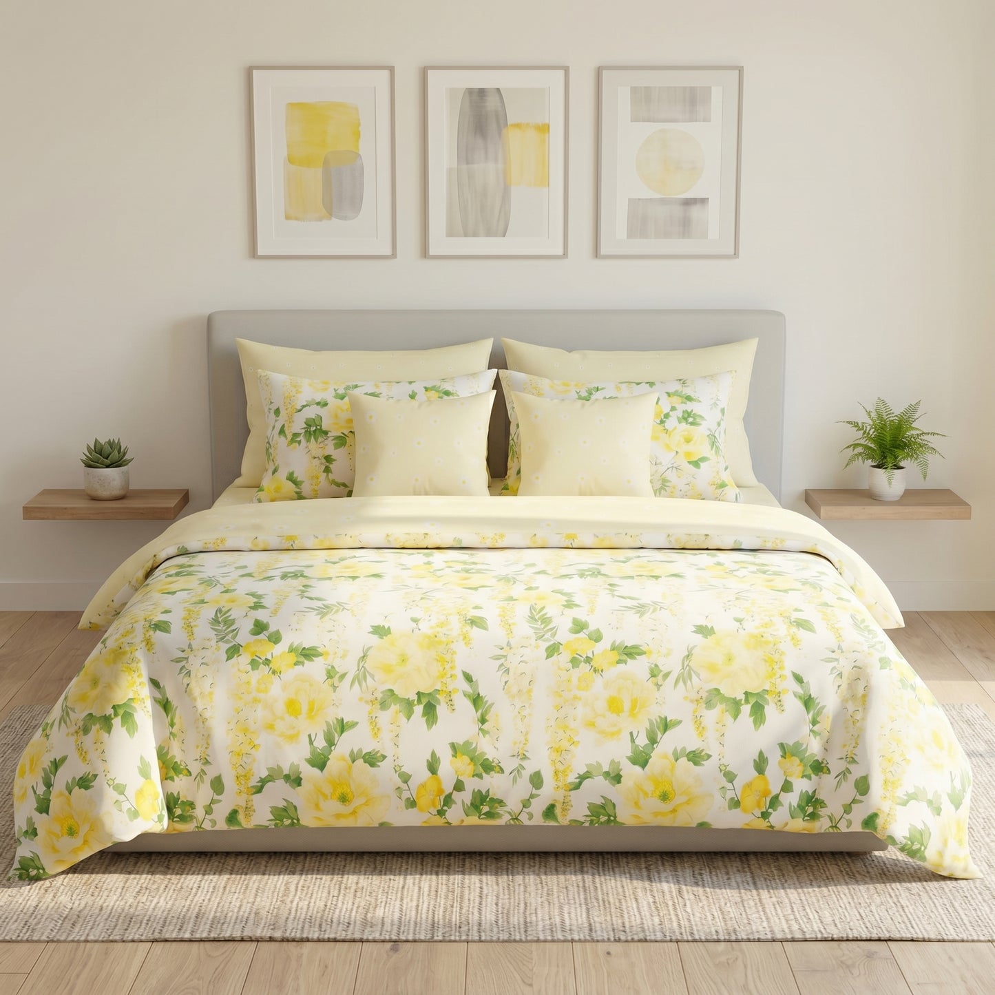 IV926 Cotton Comforter Set - Light Filling