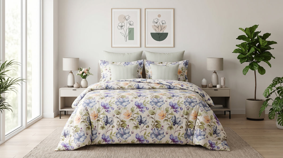 Morning Iris Duvet Cover Set