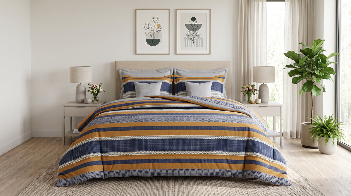 French Porcelain Duvet Cover Set