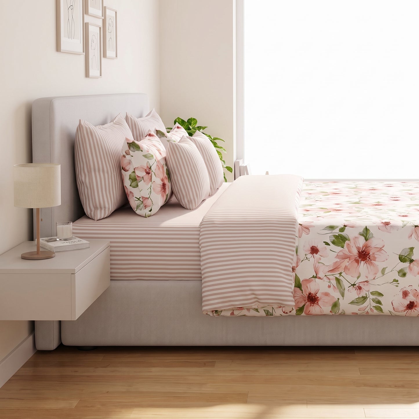 Whispering Peony Duvet Cover Set