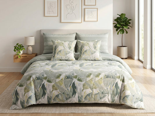 IV879 Cotton Comforter Set - Light Filling