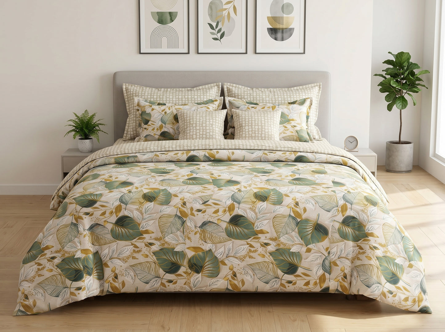 IV881 Cotton Duvet Cover Set - Without Filling