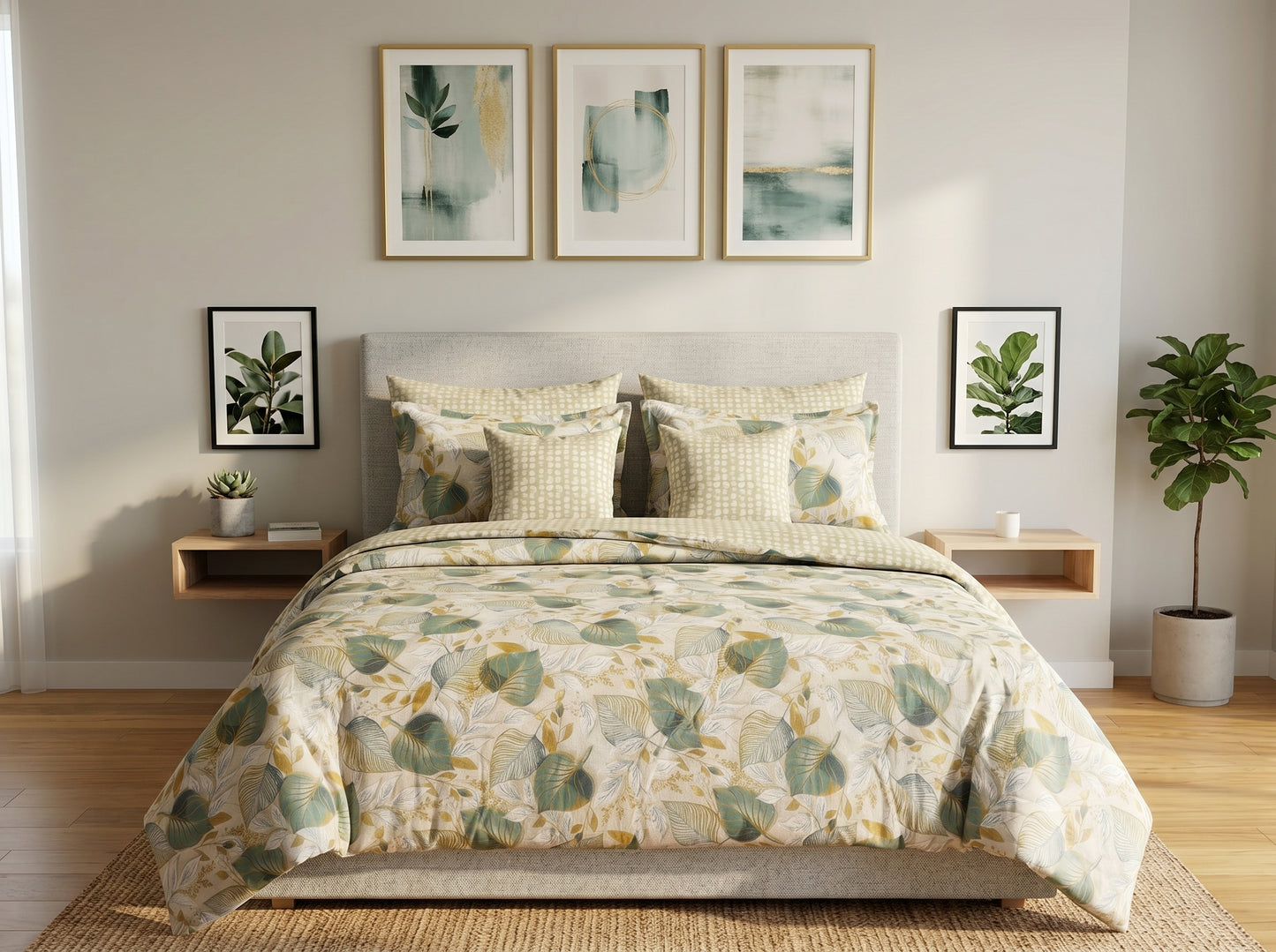 IV881 Cotton Duvet Cover Set - Without Filling