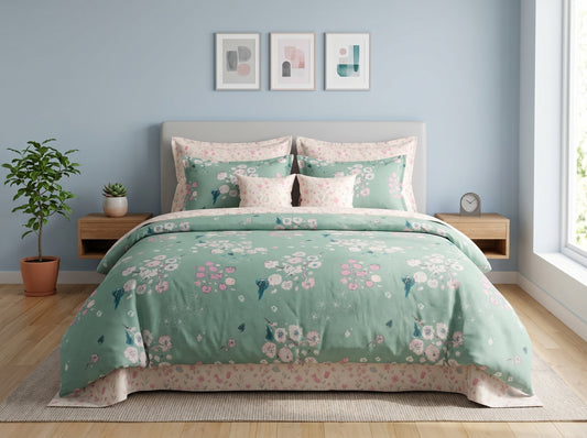 IV883 Cotton Comforter Set - Light Filling