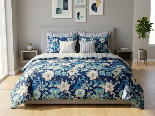 IV882 Cotton Comforter Set - Light Filling