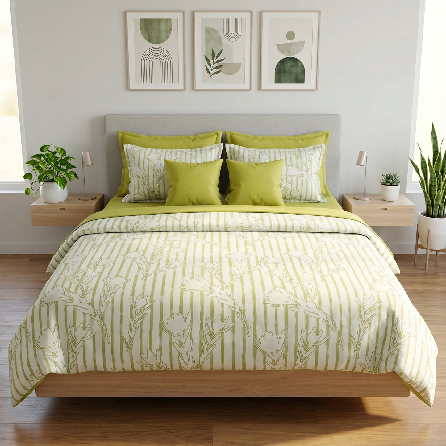 IV893 Cotton Comforter Set - Light Filling