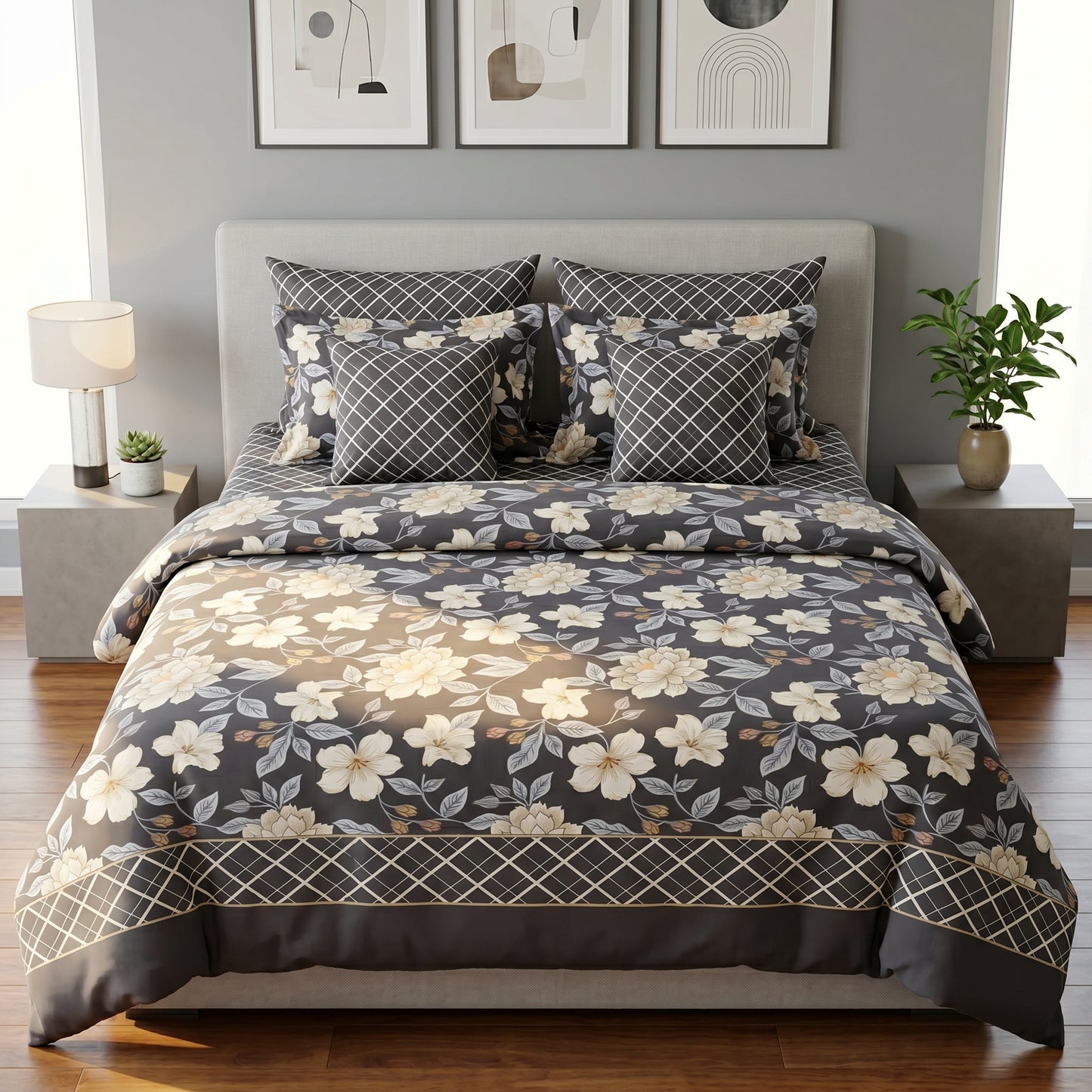 IV891 Cotton Comforter Set - Light Filling