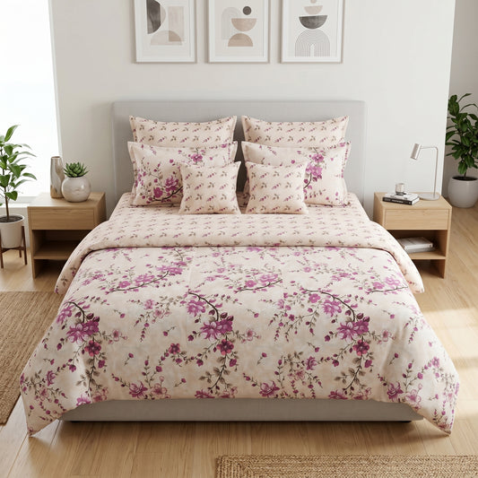 IV890 Cotton Comforter Set - Light Filling