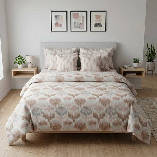 IV889 Cotton Comforter Set - Light Filling