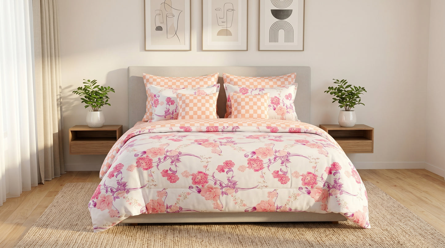 IV906 Cotton Comforter Set - Light Filling