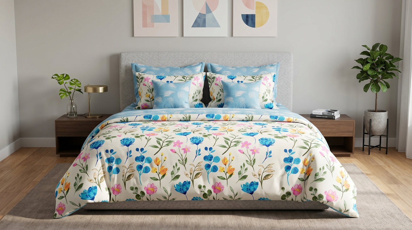 IV915 Cotton Duvet Cover Set - Without Filling