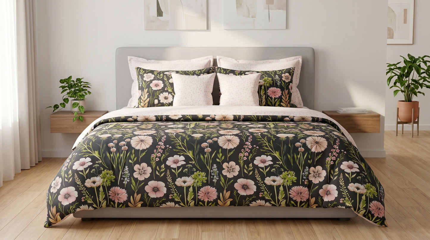 IV922 Cotton Duvet Cover Set - Without Filling