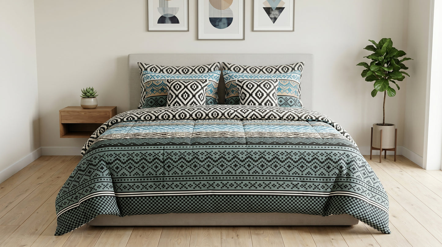 IV917 Cotton Duvet Cover Set - Without Filling