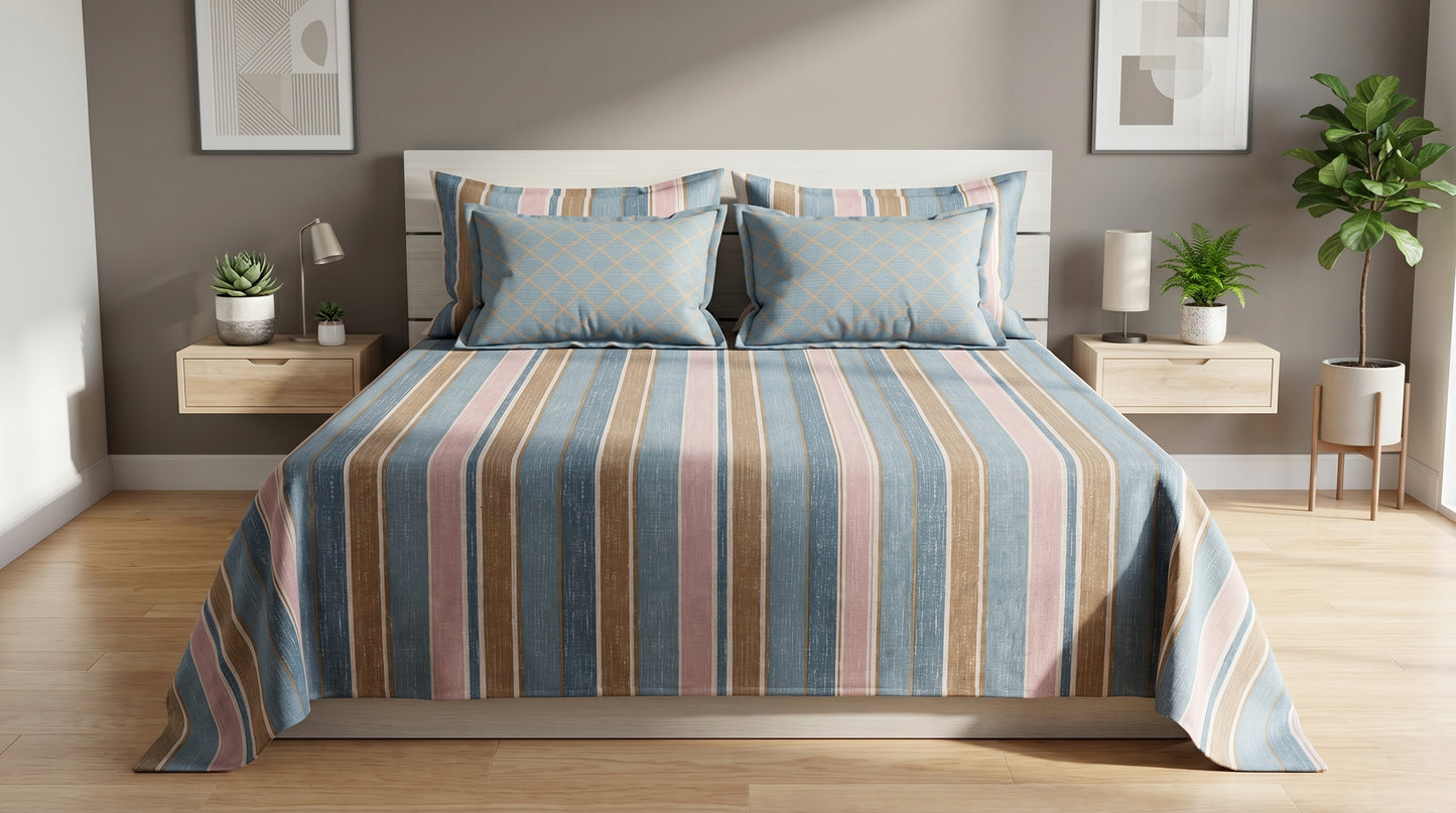 IVB004 Cotton Bed Sheet Set