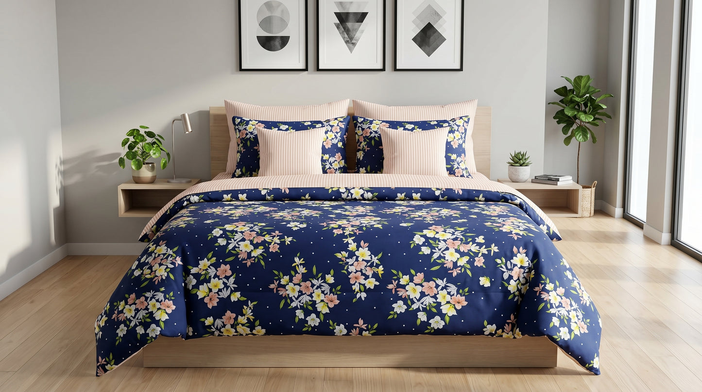 IV931 Cotton Comforter Set - Light Filling