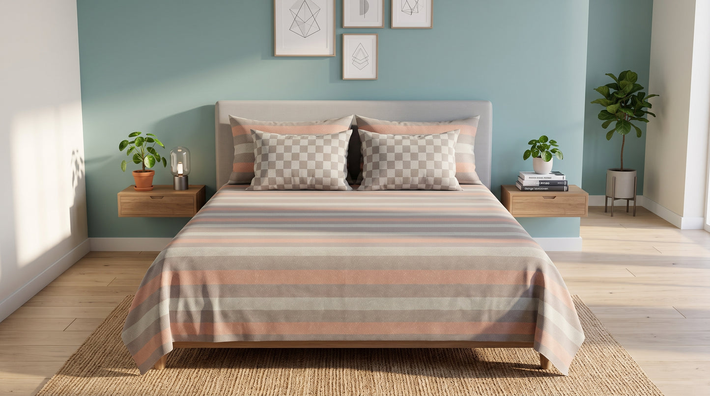 IVB007 Cotton Bed Sheet Set