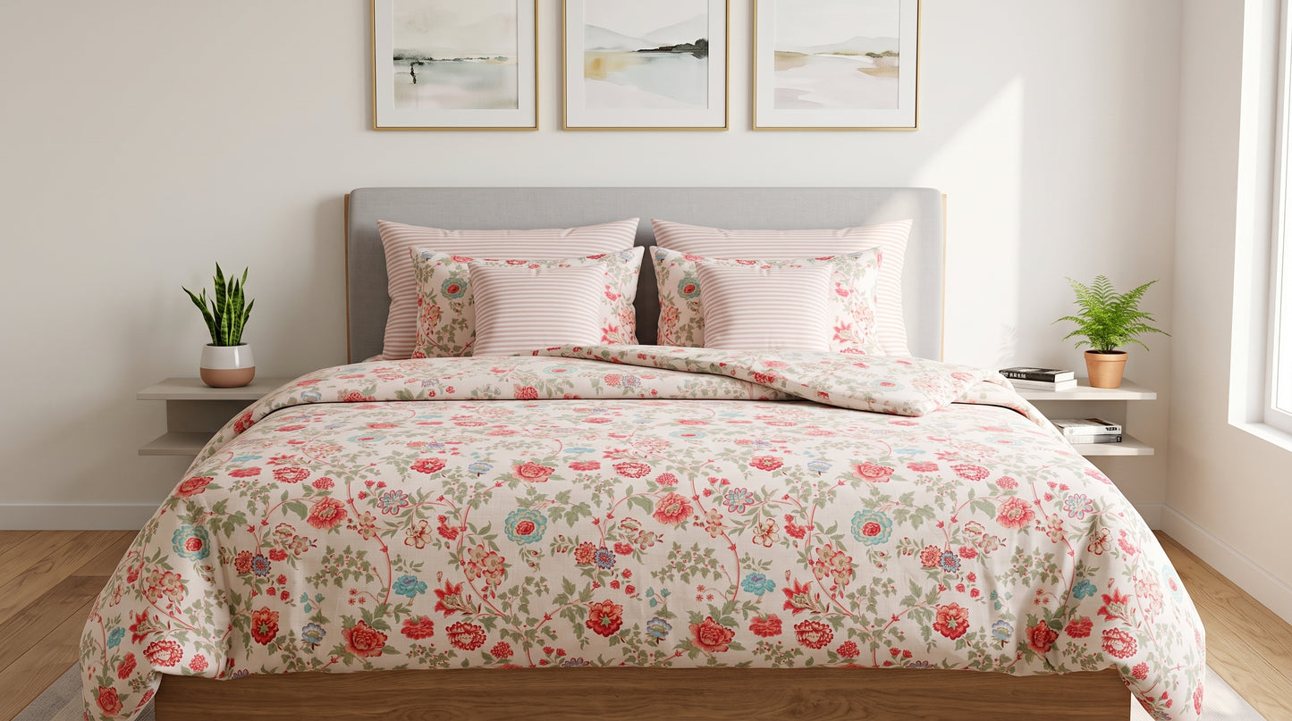 IV941 Cotton Duvet Cover Set - Without Filling