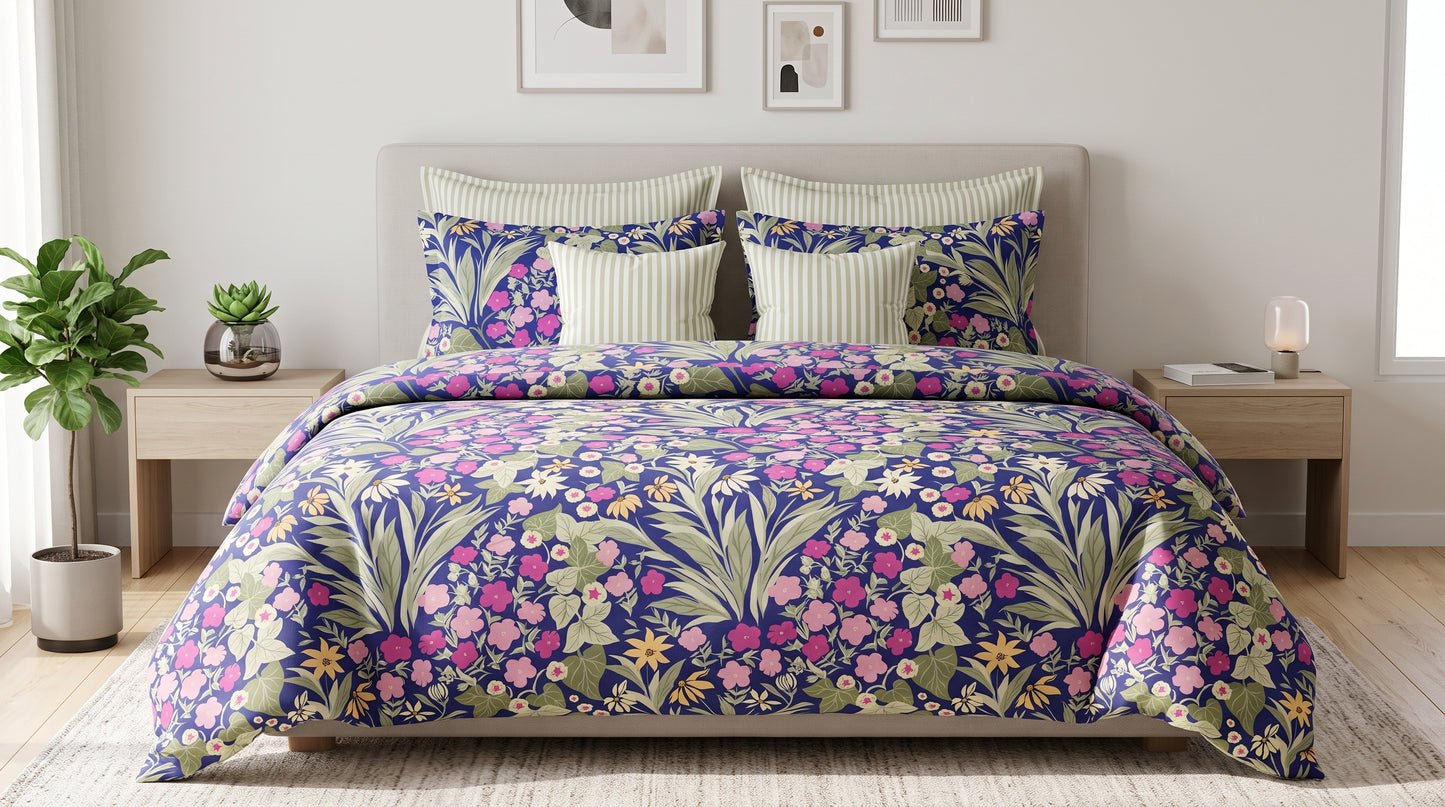 IV943 Cotton Comforter Set - Light Filling