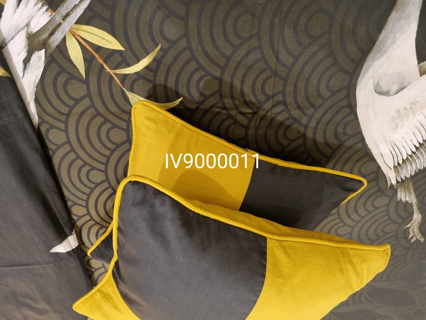 IV900011 Luxury Cotton Satin Comforter Set - Light Filling