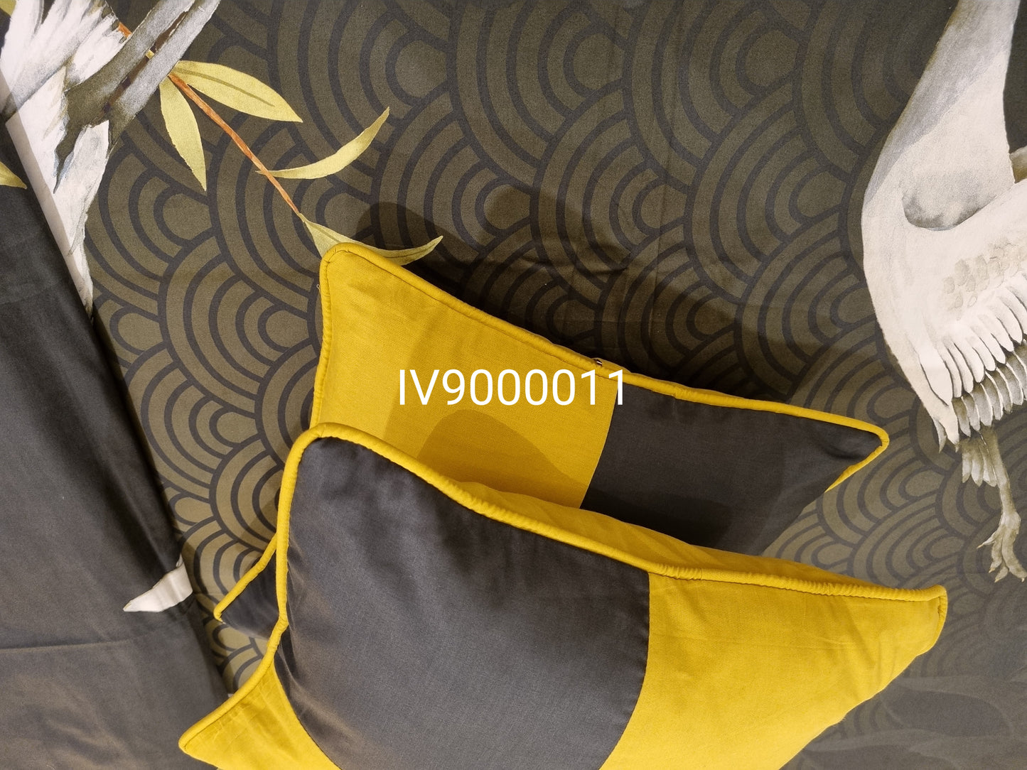IV900011 Luxury Cotton Satin Comforter Set - Light Filling