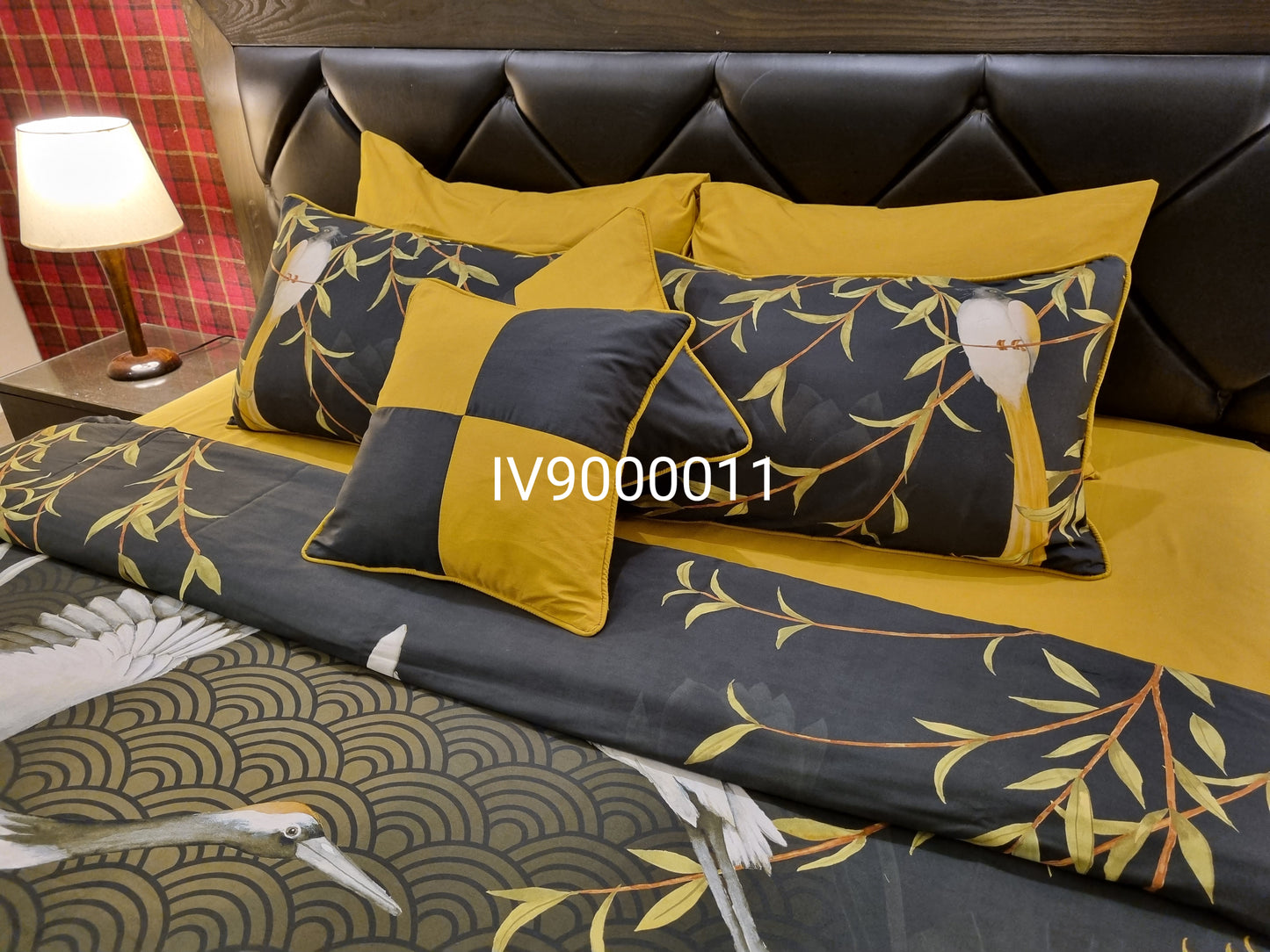 IV900011 Luxury Cotton Satin Comforter Set - Light Filling