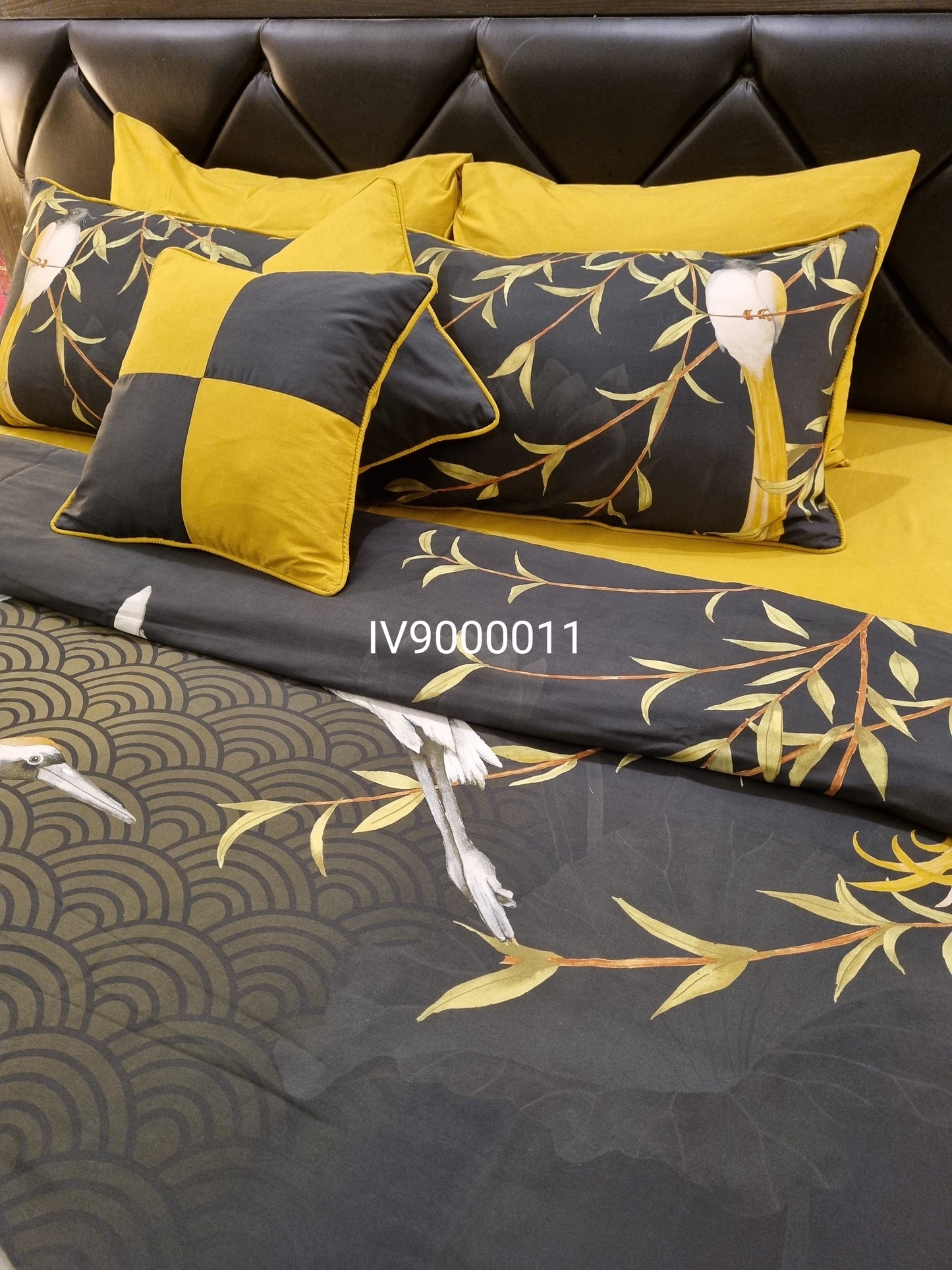 IV900011 Luxury Cotton Satin Comforter Set - Light Filling