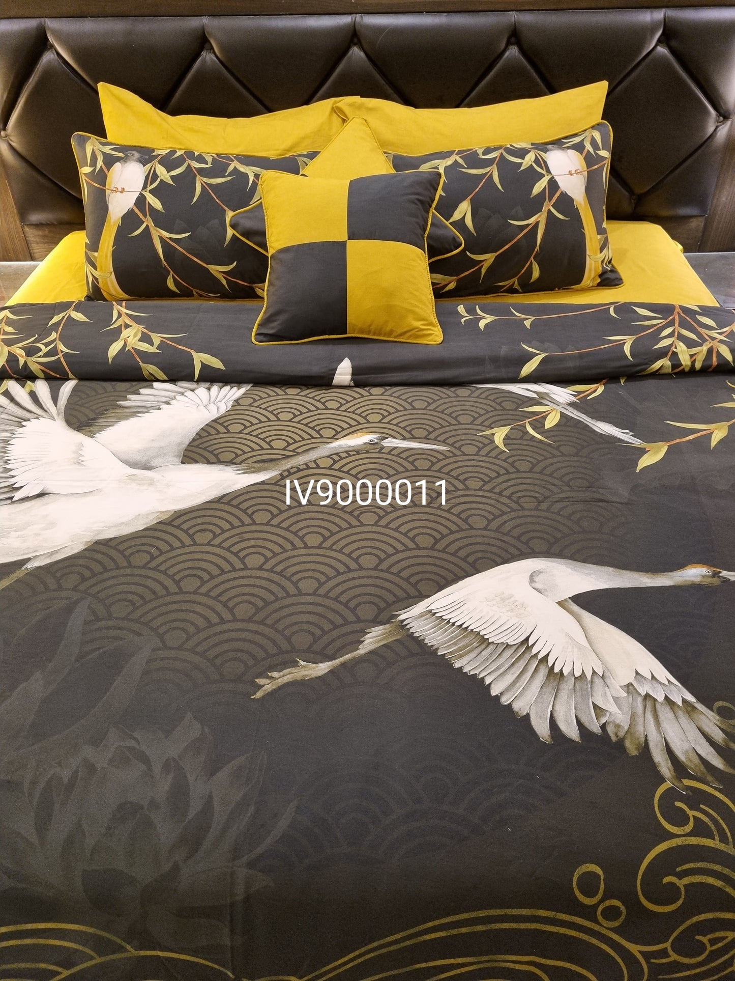 IV900011 Luxury Cotton Satin Comforter Set - Light Filling