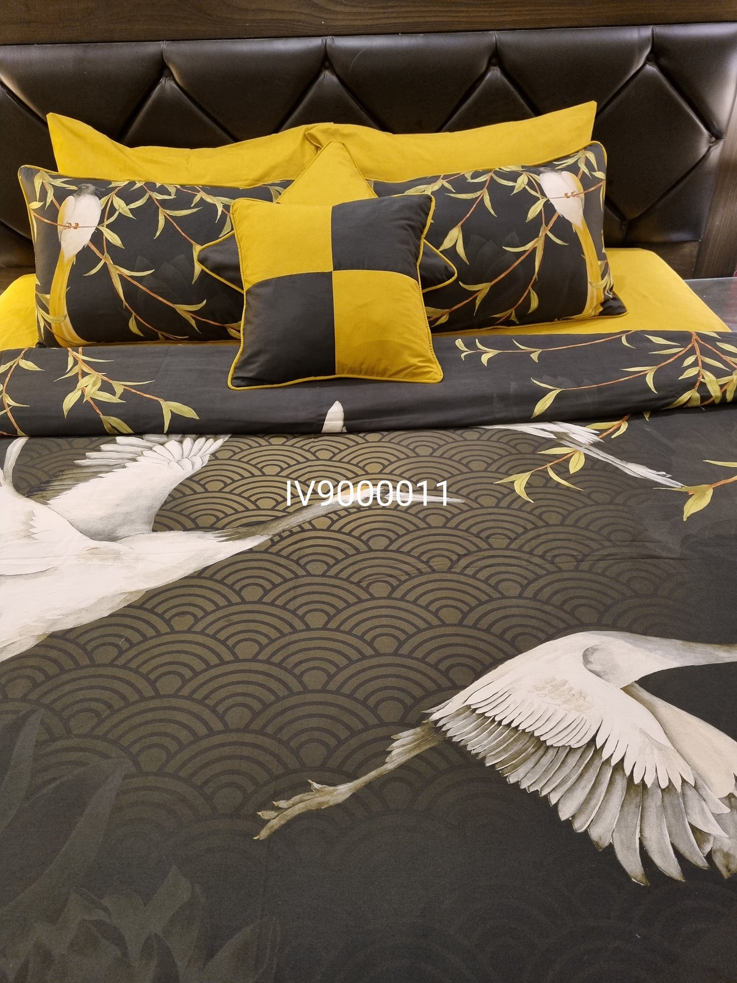 IV900011 Luxury Cotton Satin Comforter Set - Light Filling