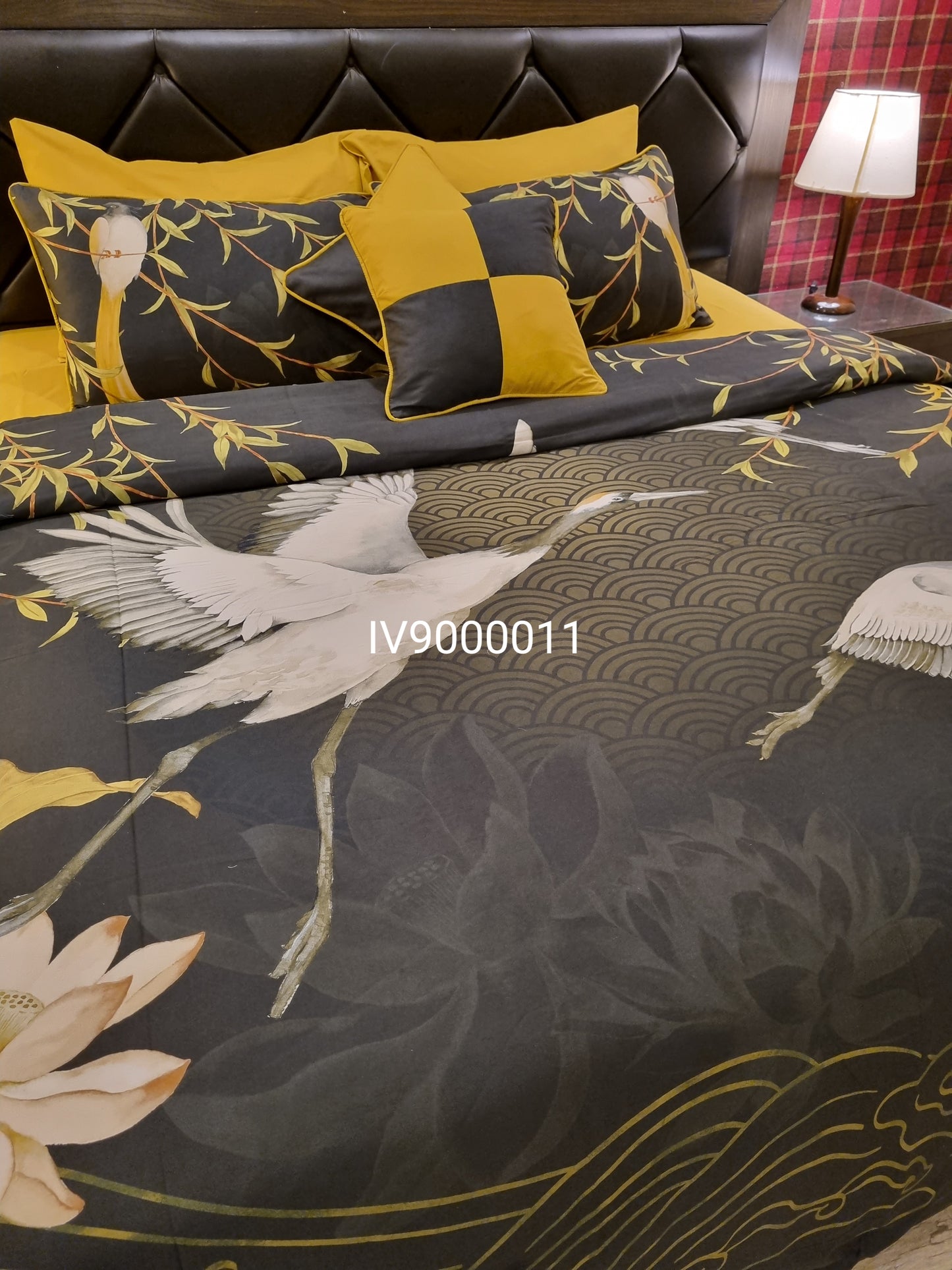 IV900011 Luxury Cotton Satin Comforter Set - Light Filling