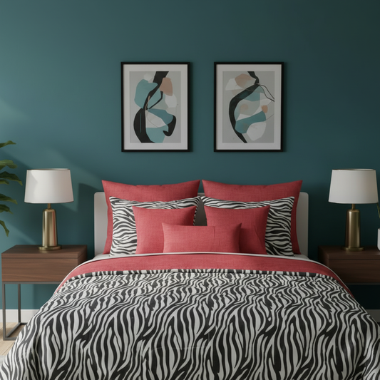 IV816 Cotton Comforter Set - Light Filling