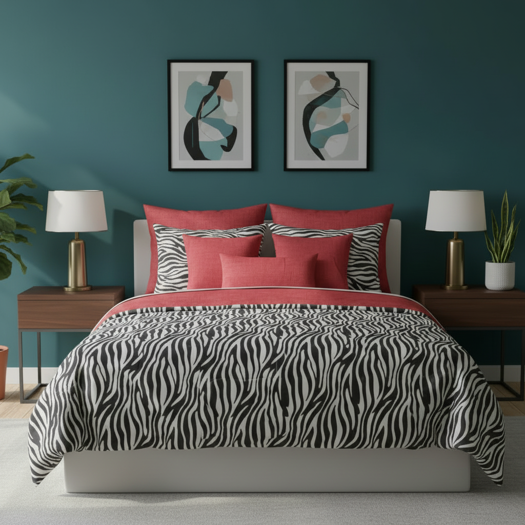 IV816 Cotton Comforter Set - Light Filling