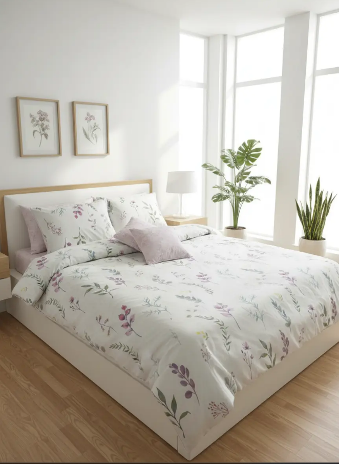 IV720 Percale Cotton Duvet Cover Set - Without  Filling