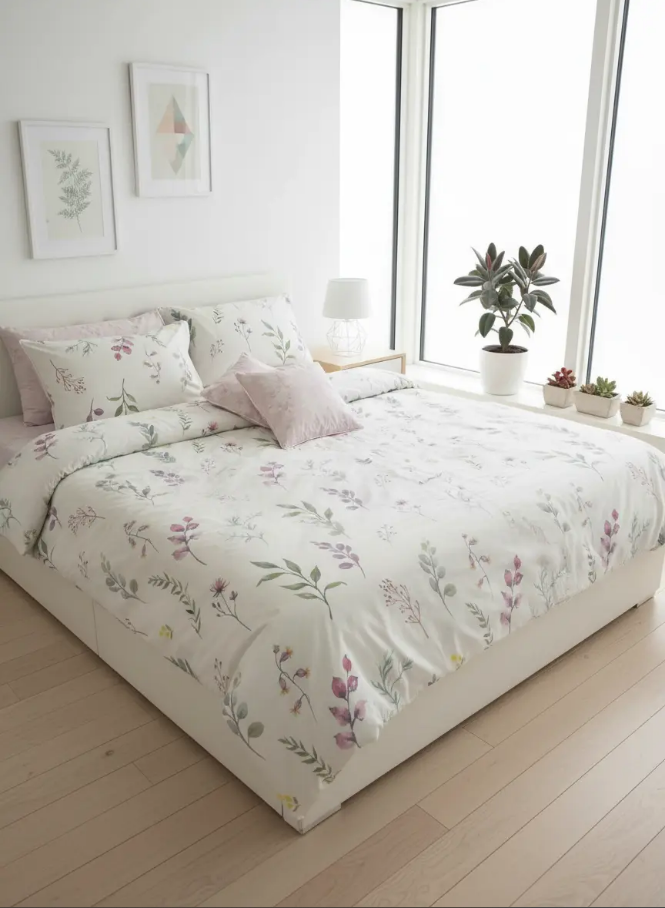 IV720 Percale Cotton Duvet Cover Set - Without  Filling