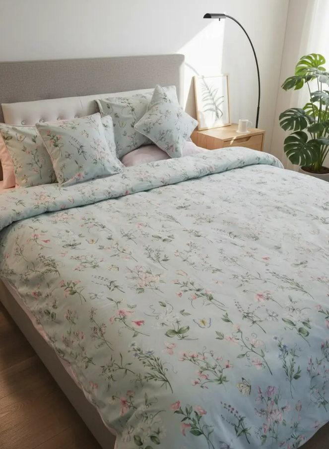 IV721 Cotton Duvet Cover Set - Without Filling