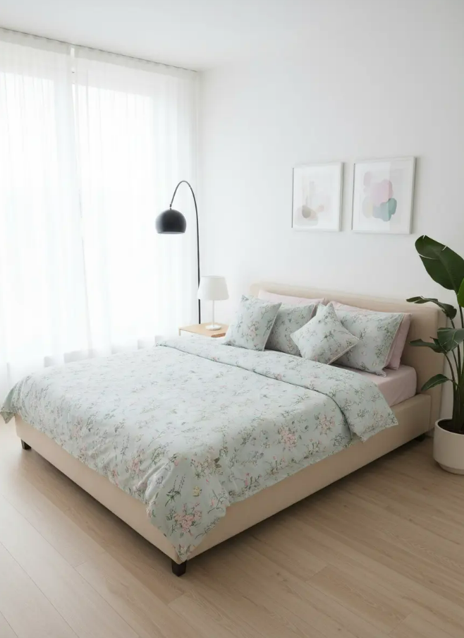 IV721 Cotton Duvet Cover Set - Without Filling