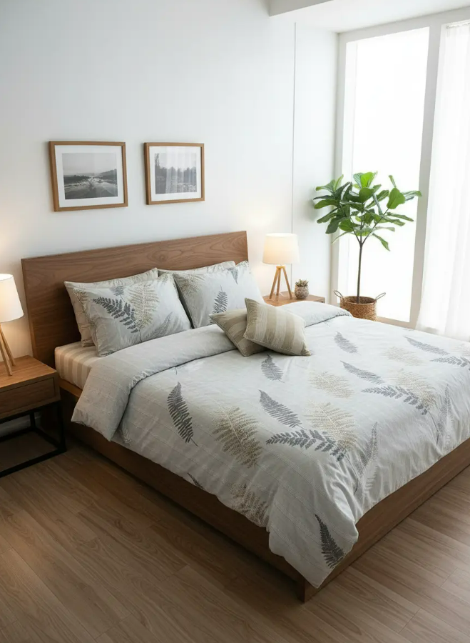 IV723 Cotton Duvet Cover Set - Without Filling