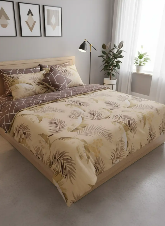 IV689 Cotton Comforter Set - Light Filling