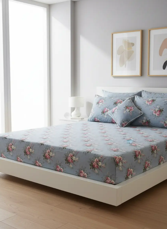 IV707 Cotton Bed Sheet Set