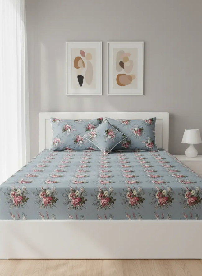 IV707 Cotton Bed Sheet Set