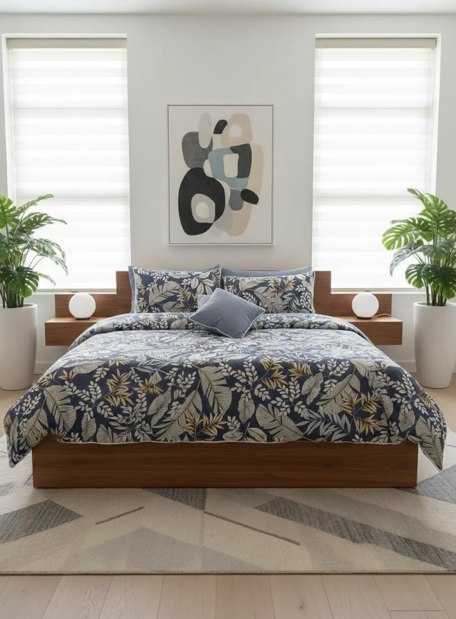 IV710 Cotton Duvet Cover Set - Without Filling