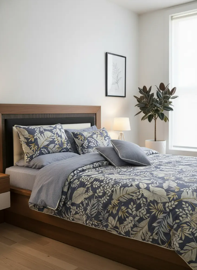 IV710 Cotton Duvet Cover Set - Without Filling