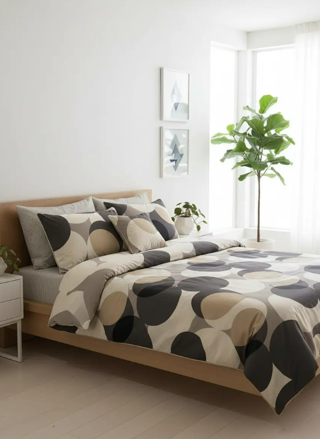 IV699 Cotton Comforter Set - Light Filling