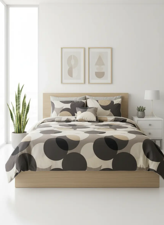 IV699 Cotton Comforter Set - Light Filling