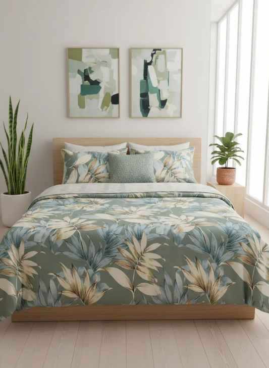 IV711 Cotton Comforter Set - Light Filling
