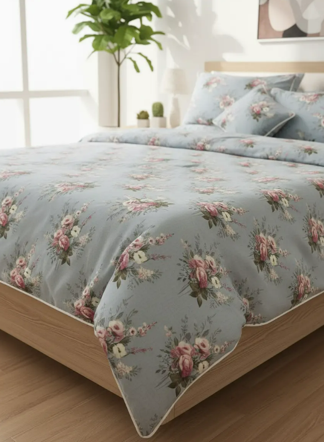 IV707 Cotton Duvet cover Set - Without Filling