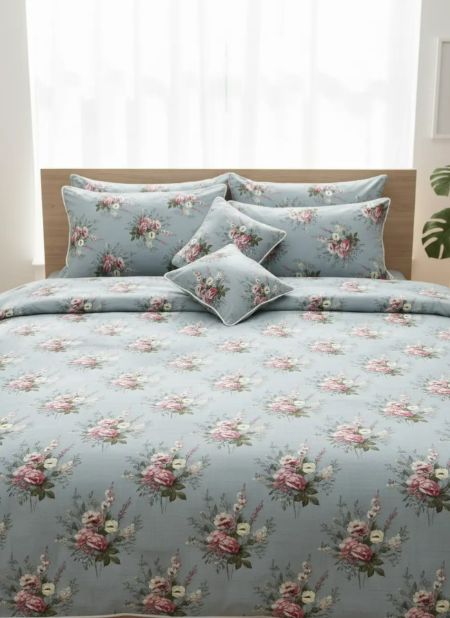 IV707 Cotton Duvet cover Set - Without Filling