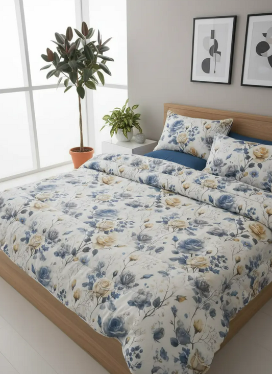 IV716 Cotton Duvet Cover Set - Without Filling