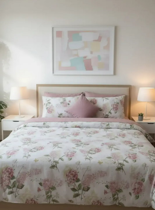 IV722 Cotton Duvet Cover Set - Without Filling